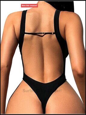 High Stretch One Piece Swimsuit with Tummy Control